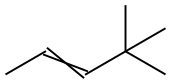 4,4-ジメチル-2-ペンテン 化学構造式