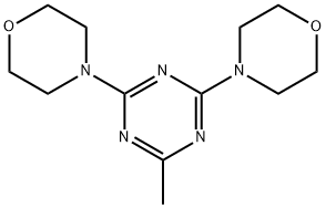 2-Methyl-4,6-dimorpholino-1,3,5-triazine Structure