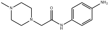 N-(4-aminophenyl)-2-(4-methylpiperazin-1-yl)acetamide Struktur