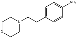 4-(2-モルホリノエチル)アニリン 化学構造式