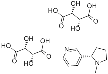 NICOTINE BI-L-(+)-TARTRATE Struktur