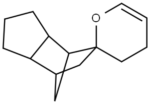 1,2,3,3',3a,4,4',6,7,7a-decahydrospiro[4,7-methano-5H-indene-5,2'-[2H]pyran] Structure