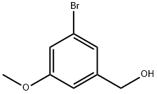 3-溴-5-甲氧基苯甲醇,262450-64-6,结构式