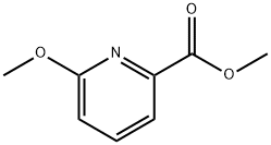 6-甲氧基-2-吡啶甲酸甲酯 结构式