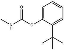 N-メチルカルバミン酸2-tert-ブチルフェニル 化学構造式