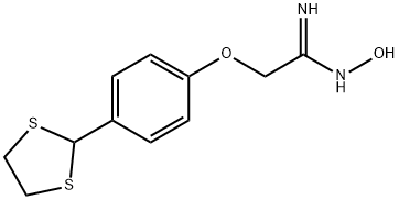 2-[4-(1,3-ジチオラン-2-イル)フェノキシ]-N'-ヒドロキシエタンイミドアミド