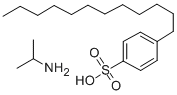 dodecylbenzenesulphonic acid, compound with isopropylamine (1:1)  Struktur