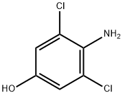 4-アミノ-3,5-ジクロロフェノール 化学構造式