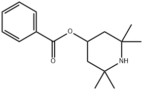 2,2,6,6-四甲基-4-哌啶基苯甲酸酯,26275-88-7,结构式
