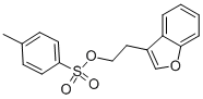 2-(1-ベンゾフラン-3-イル)エチル4-メチルベンゼンスルホナート 化学構造式