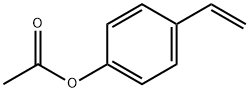 酢酸4-ビニルフェニル 化学構造式