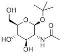 TERT-BUTYL 2-ACETAMIDO-2-DEOXY-BETA-D-GLUCOPYRANOSIDE Struktur