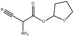 Acetic acid, aminocyano-, tetrahydro-2-furanyl ester (9CI) Structure
