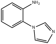 2-(1H-イミダゾール-1-イル)アニリン 化学構造式