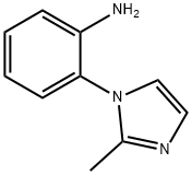 2-(2-甲基-1H-咪唑基)苯胺, 26286-55-5, 结构式