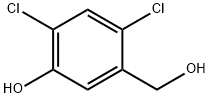 2,4-二氯-5-(羟甲基)苯酚, 262861-55-2, 结构式