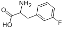 3-フルオロ-DL-フェニルアラニン 化学構造式