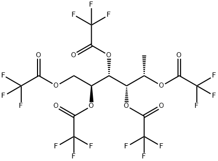 1-Deoxy-L-mannitol pentakis(trifluoroacetate) Structure