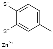 TOLUENE-3,4-DITHIOLATO ZINC Structure