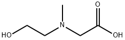 (2-Hydroxyethyl)(methyl)aminoacetic acid Structure