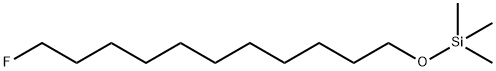 [(11-フルオロウンデシル)オキシ]トリメチルシラン 化学構造式