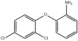 2-(2,4-ジクロロフェノキシ)ベンゼンアミン 化学構造式
