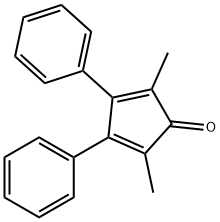 2,5-Dimethyl-3,4-diphenylcyclopentadienone Structure
