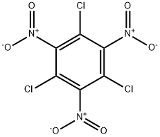1,3,5-トリクロロ-2,4,6-トリニトロベンゼン 化学構造式