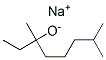 Sodium 3,7-dimethyl-3-octanoxide Structure