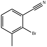 2-溴-3-甲基苯甲腈 结构式
