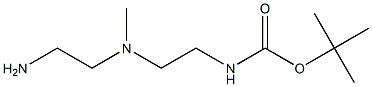 Carbamic acid, [2-[(2-aminoethyl)methylamino]ethyl]-, 1,1-dimethylethyl ester, 263162-13-6, 结构式