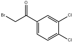 3,4-DICHLOROPHENACYL BROMIDE Structure