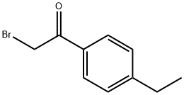 2-ブロモ-1-(4-エチルフェニル)エタノン 化学構造式