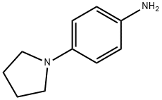 4-(1-吡咯烷基)苯胺 结构式