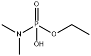N,N-二甲胺基磷酰二氯酸, 一乙基酯钠盐 (90% CP) UNL 1000 UG/ML溶于甲醇 结构式