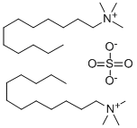 Bis(dodecyltrimethylammonium) sulfate Structure