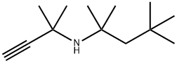 1,1-二甲基-N-叔辛基炔丙基胺,263254-99-5,结构式