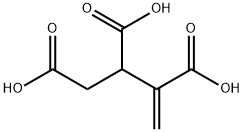 3-ブテン-1,2,3-トリカルボン酸 化学構造式