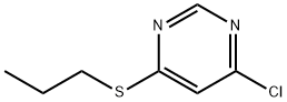 4-chloro-6-propylsulfanyl-pyrimidine Struktur