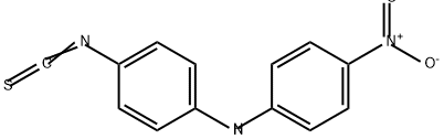 4-硝基-4'-异硫氰基二苯胺 结构式