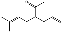 3-アリル-6-メチル-5-ヘプテン-2-オン 化学構造式