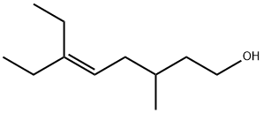 6-ethyl-3-methyloct-5-en-1-ol Struktur