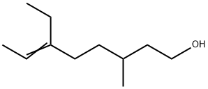 6-ethyl-3-methyloct-6-en-1-ol 结构式