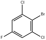 4-ブロモ-3,5-ジクロロフルオロベンゼン 化学構造式