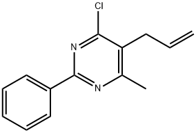 5-allyl-4-chloro-6-methyl-2-phenylpyrimidine Structure