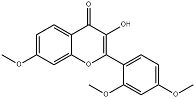 3-HYDROXY-7,2',4'-TRIMETHOXYFLAVONE Structure