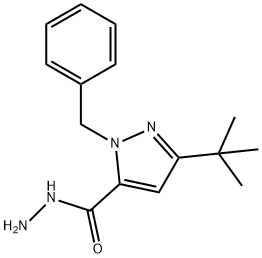 1-BENZYL-3-(TERT-BUTYL)-1H-PYRAZOLE-5-CARBOHYDRAZIDE Struktur