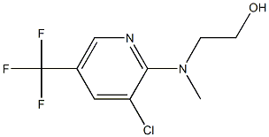 2-[[3-CHLORO-5-(TRIFLUOROMETHYL)-2-PYRIDINYL](METHYL)AMINO]-1-ETHANOL Structure