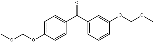 [3-(METHOXYMETHOXY)PHENYL][4-(METHOXYMETHOXY)PHENYL]METHANONE Structure