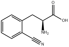 DL-2-氰基苯丙氨酸, 263396-40-3, 结构式